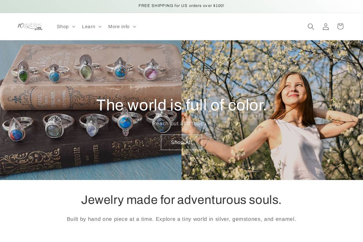 10gables.com homepage screenshot