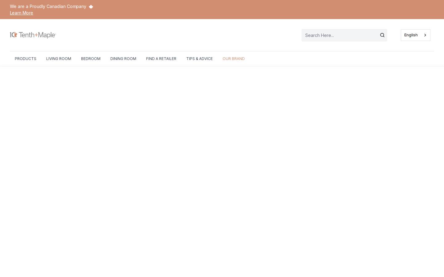 10thandmaple.com homepage screenshot