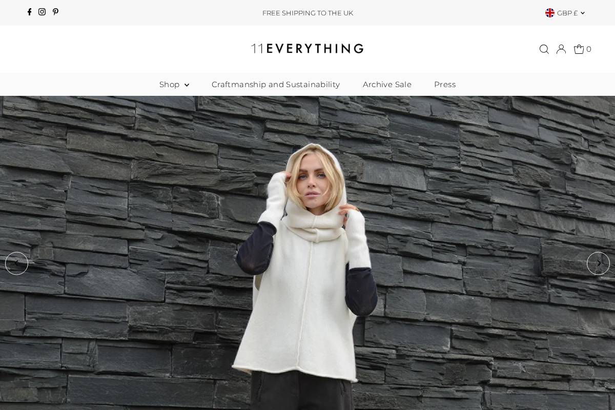 11everything.com homepage screenshot