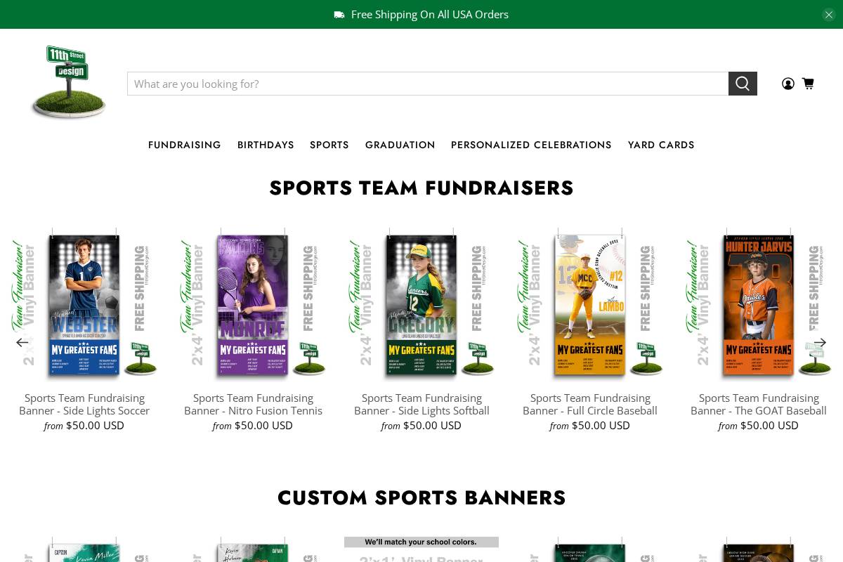 11thstreetdesign.com homepage screenshot