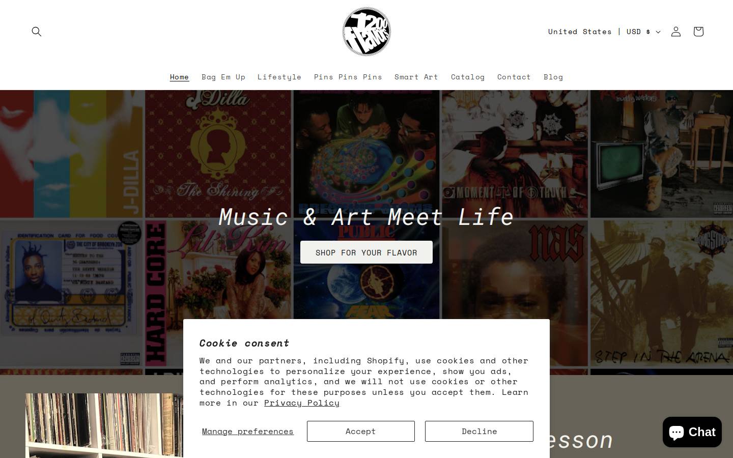 1200flavors.com homepage screenshot