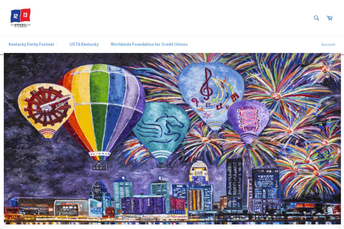 1213apparel.com homepage screenshot