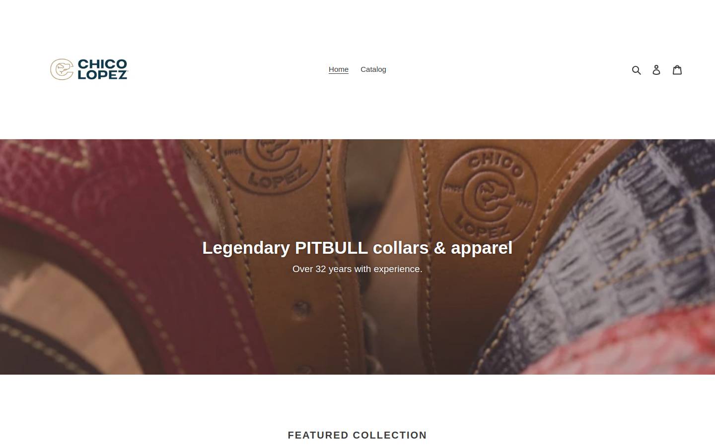 123collars.com homepage screenshot