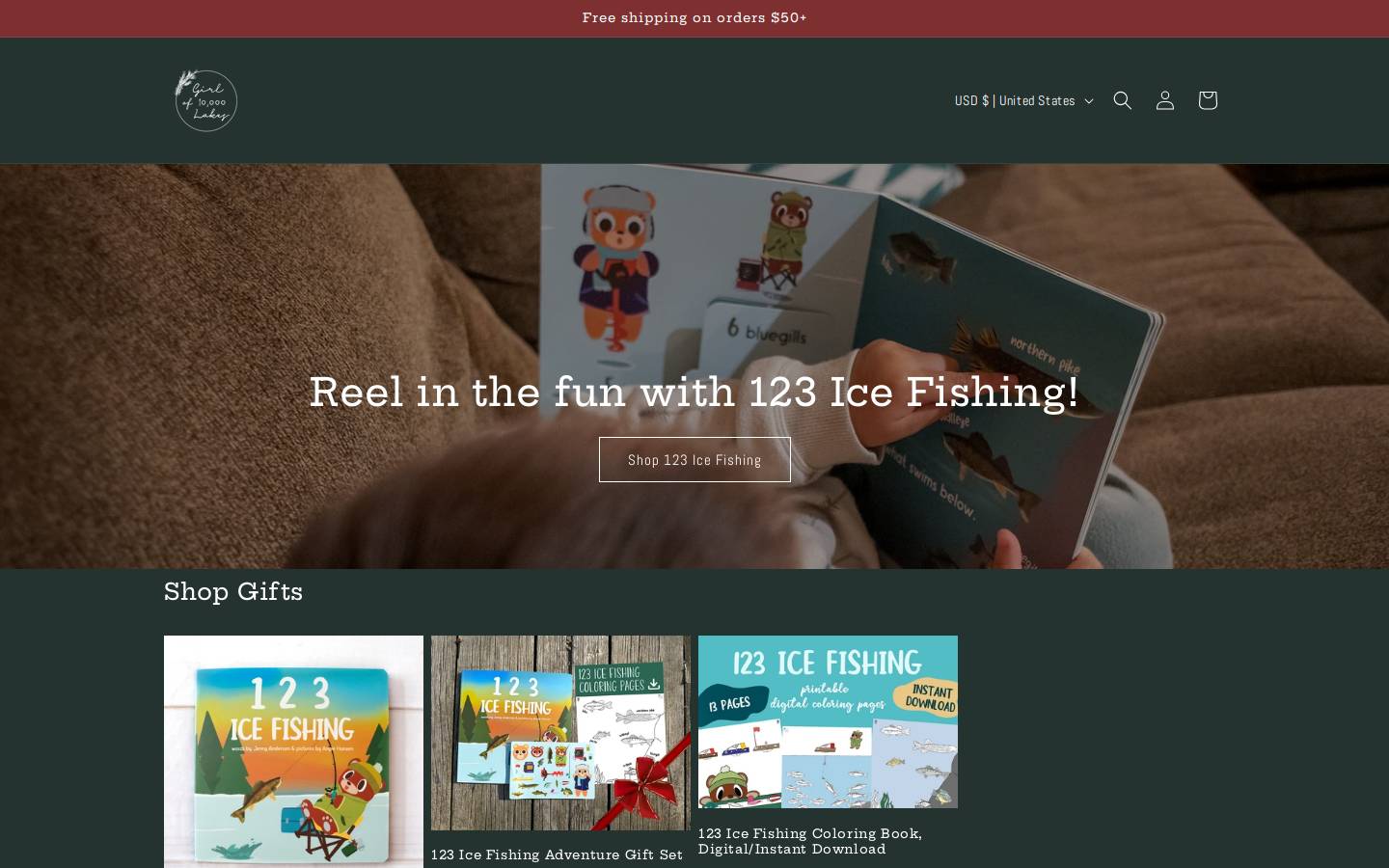 123icefishing.com homepage screenshot