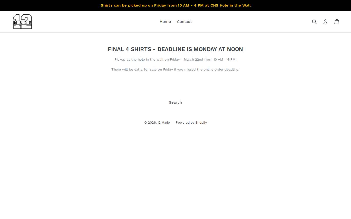 12made.com homepage screenshot