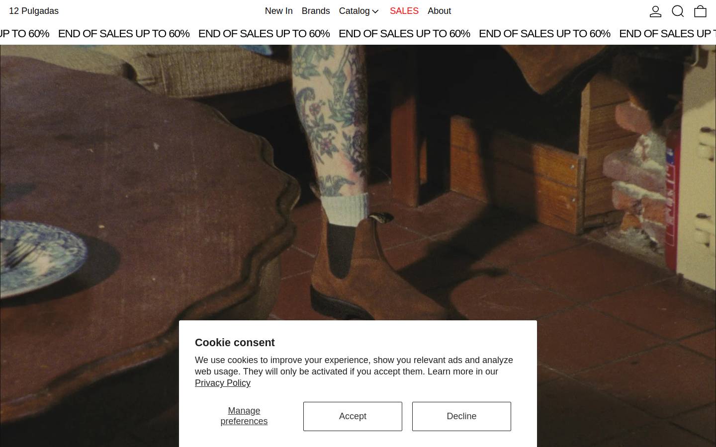 12pulgadasbcn.com homepage screenshot