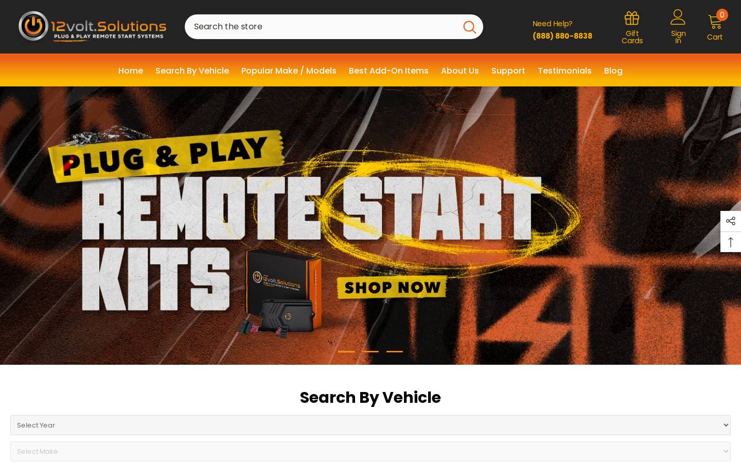 12volt.solutions homepage screenshot