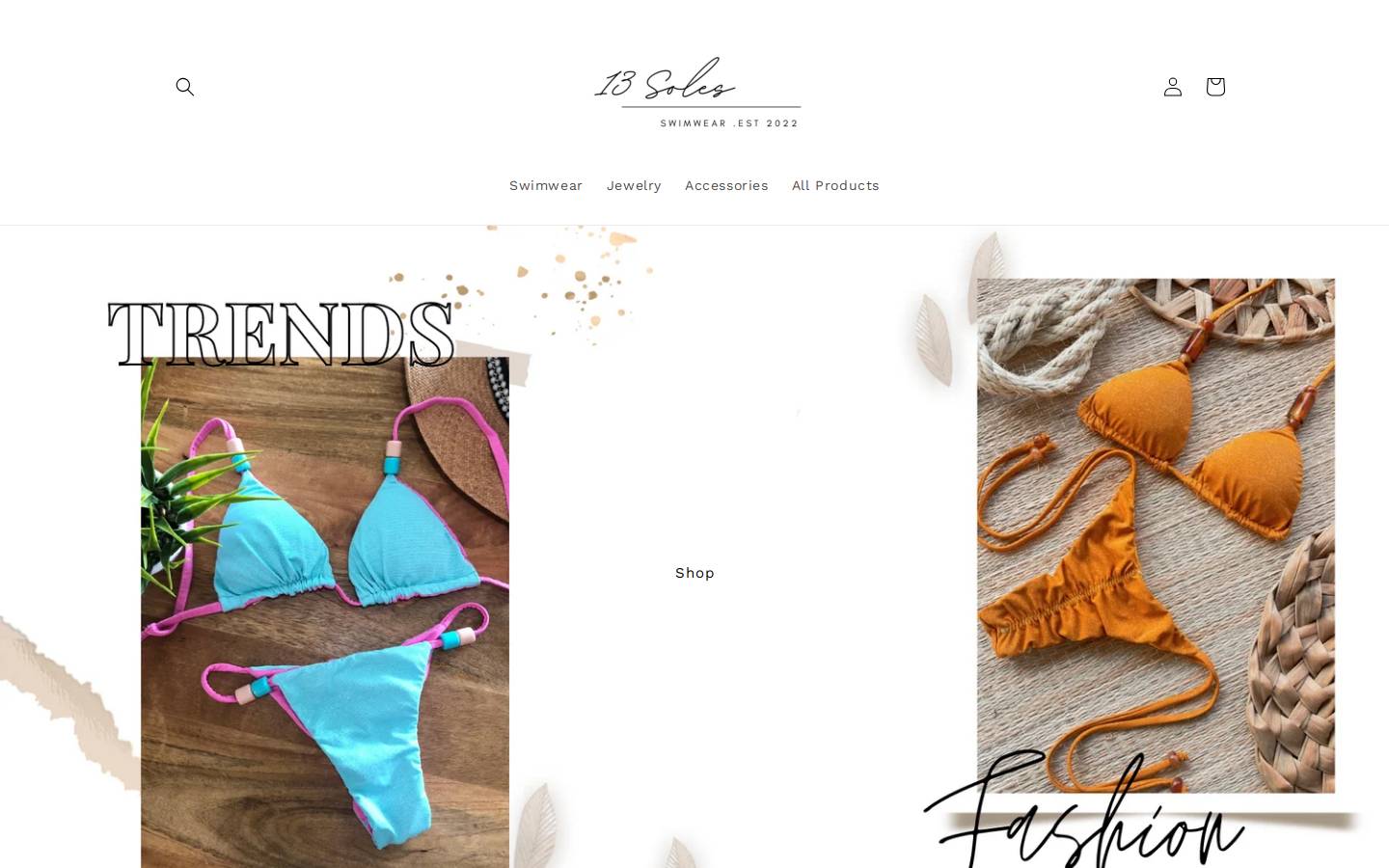 13soles.com homepage screenshot