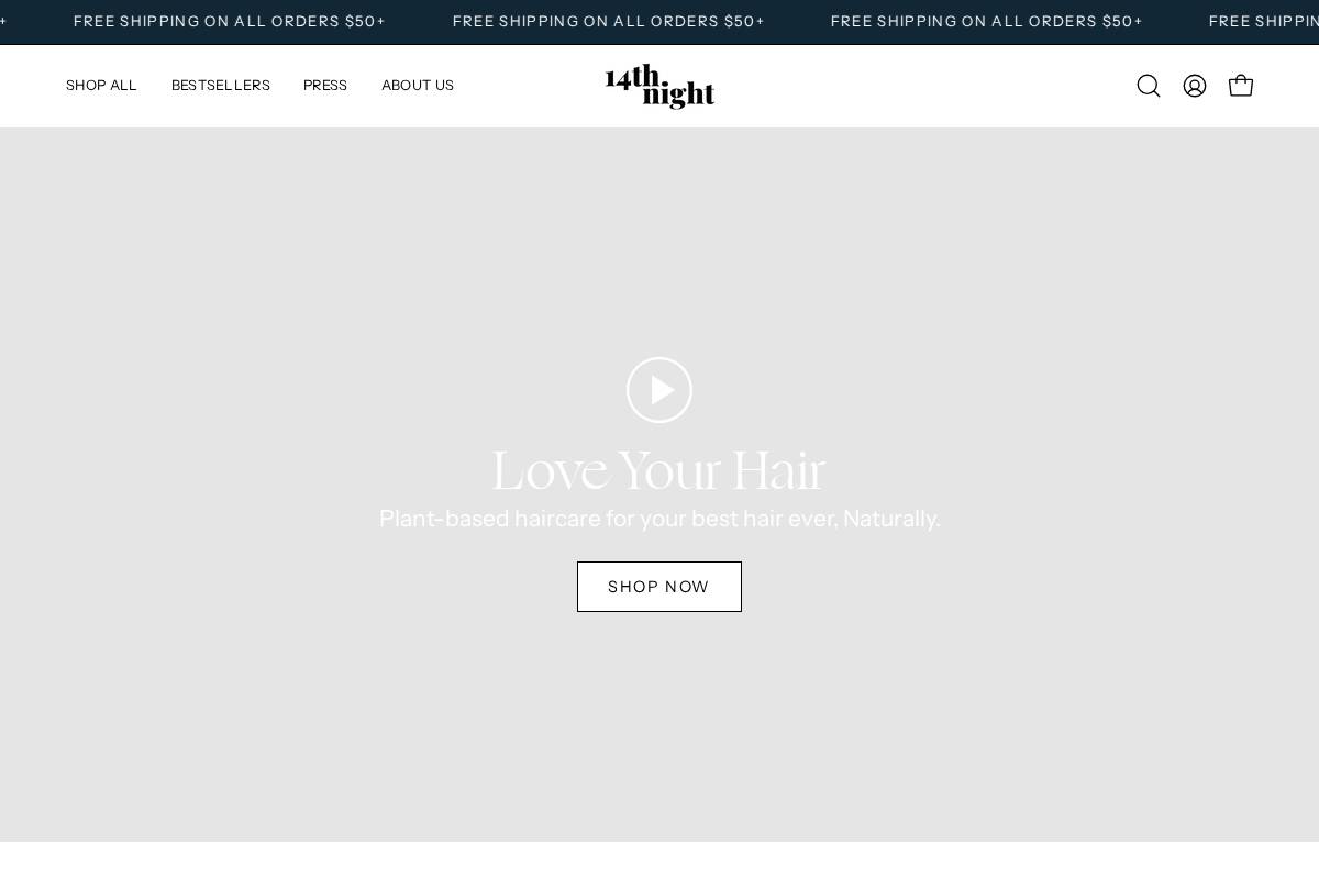 14thnight.com homepage screenshot