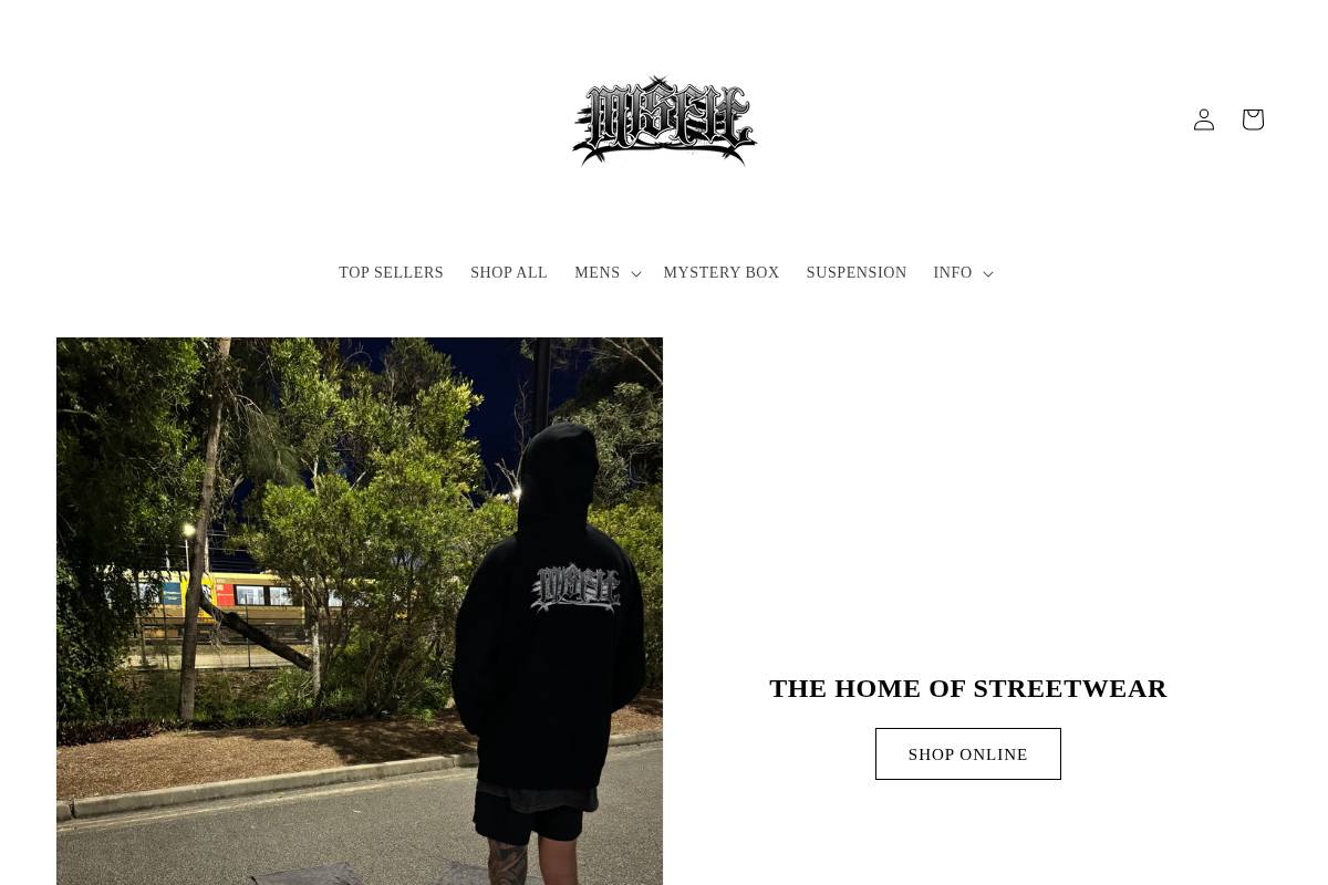 1800misfits.com homepage screenshot