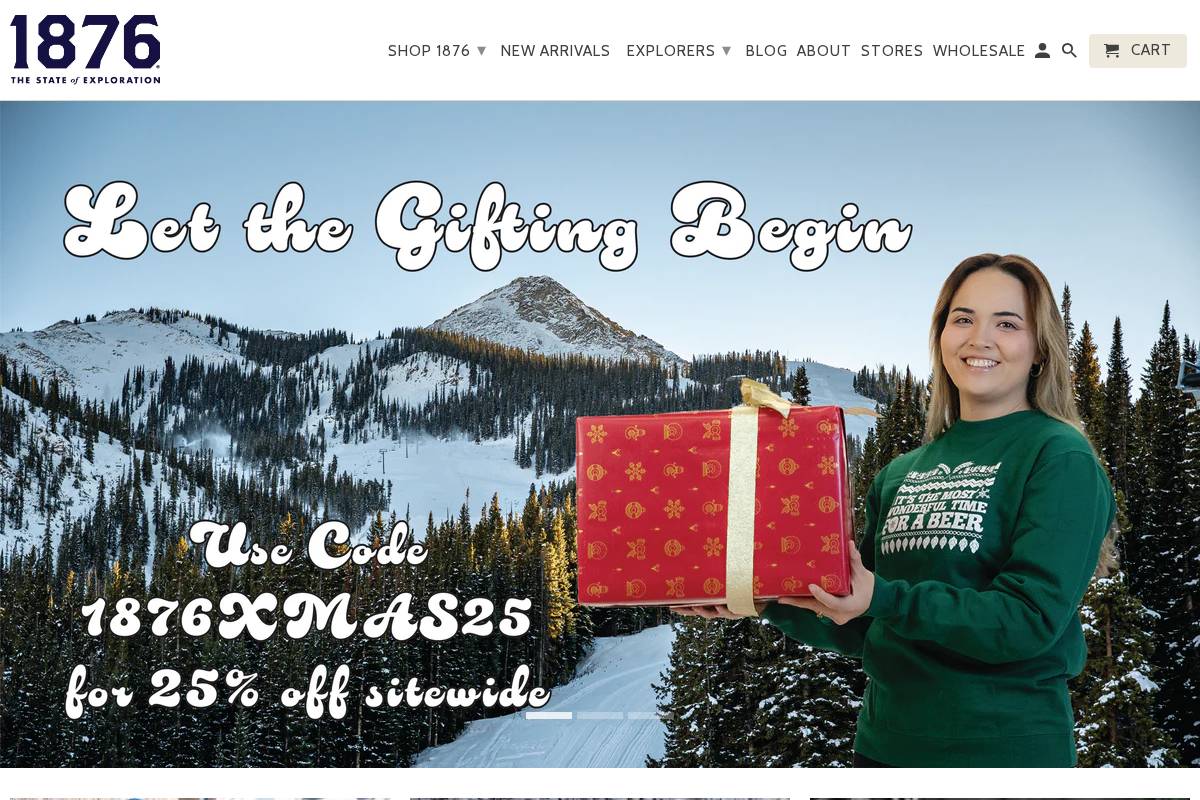 1876.co homepage screenshot