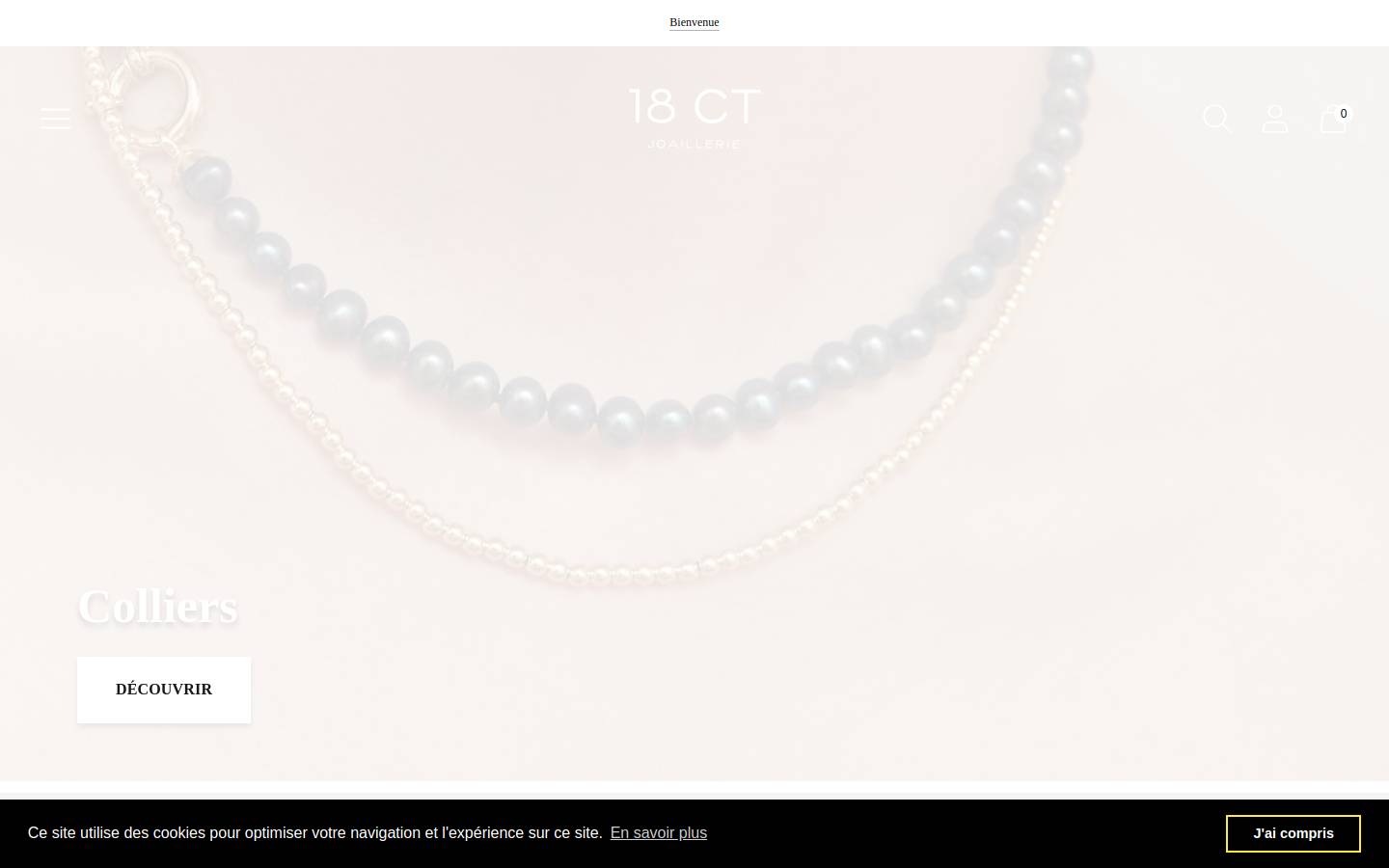 18ct.paris homepage screenshot