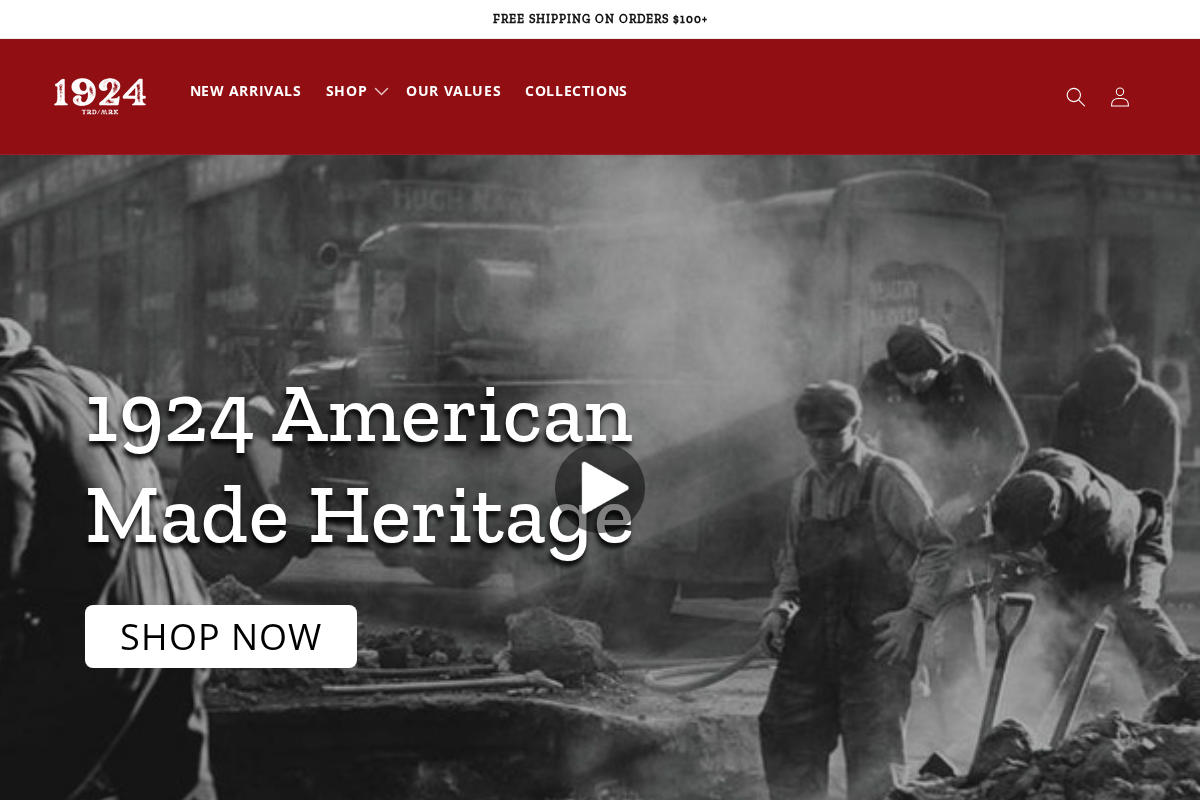 1924tm.com homepage screenshot