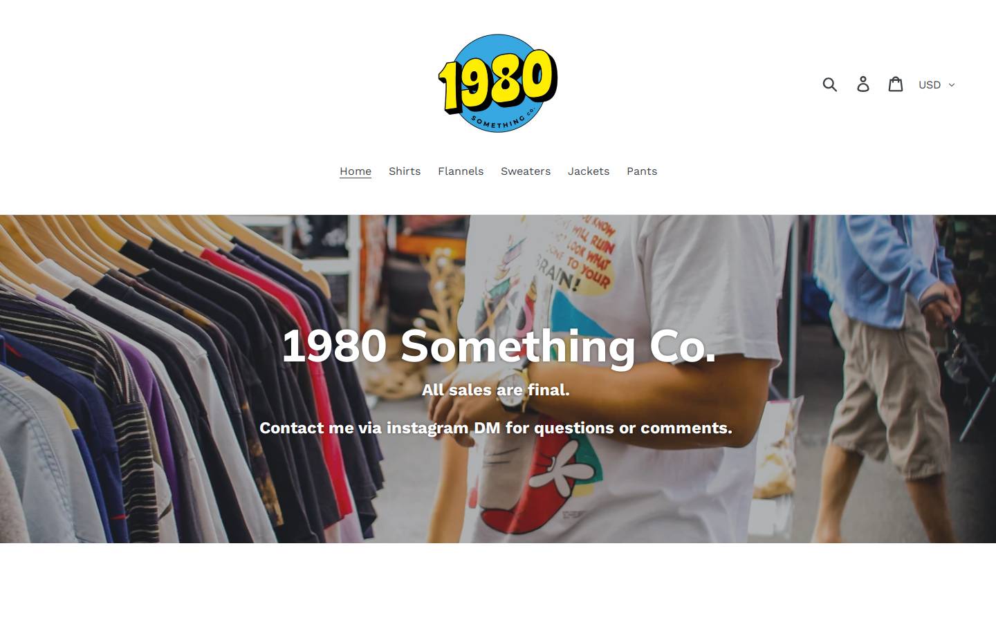 1980somethingco.com homepage screenshot