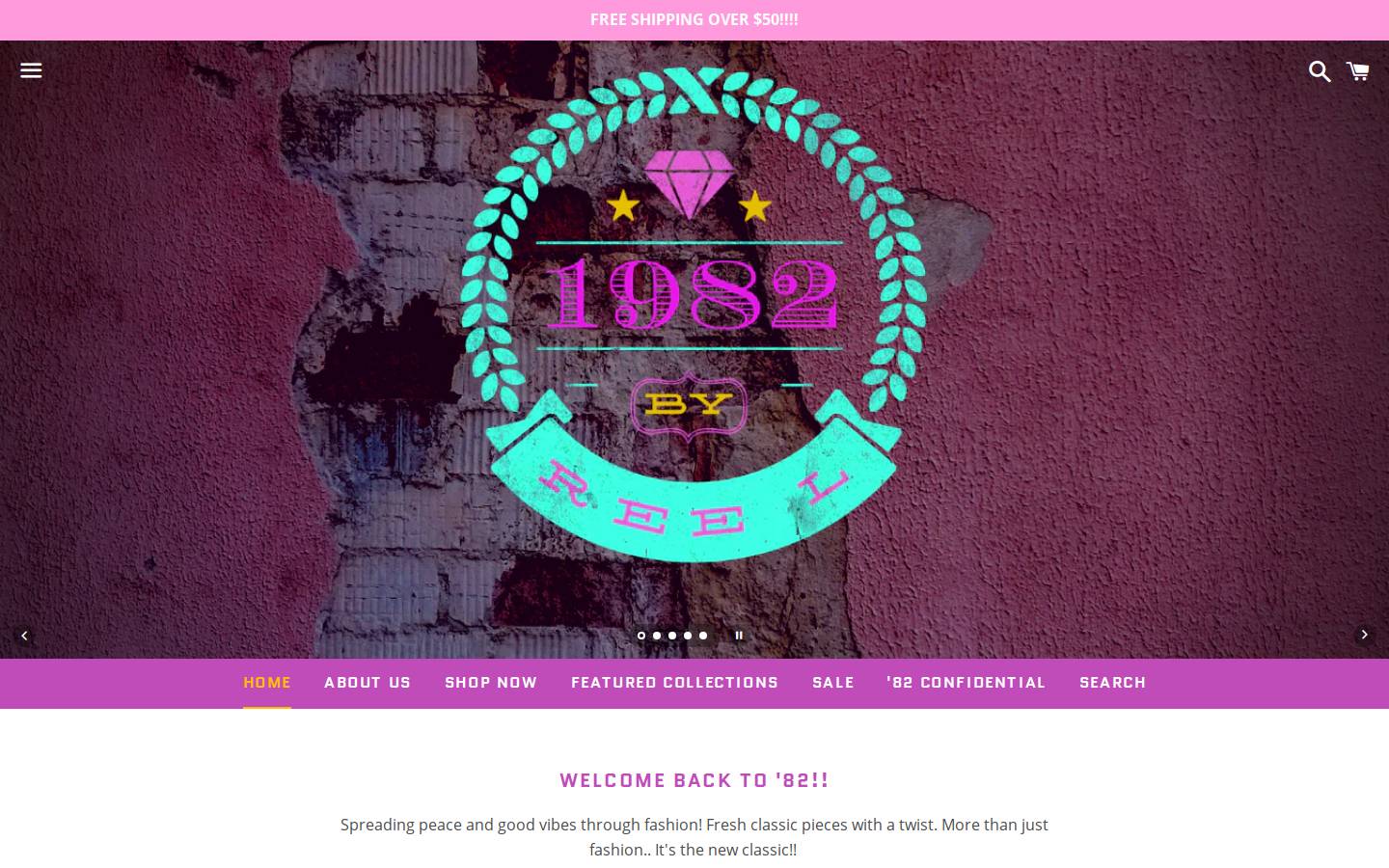 1982byree.com homepage screenshot