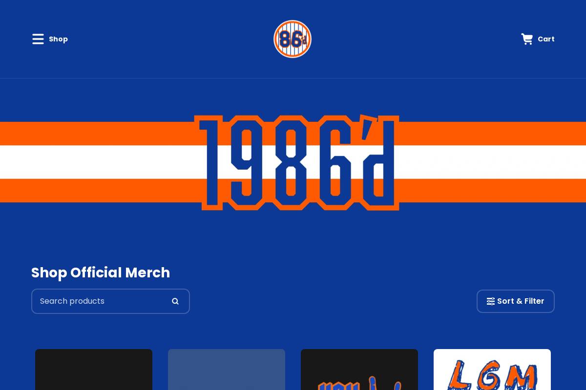 1986d.com homepage screenshot
