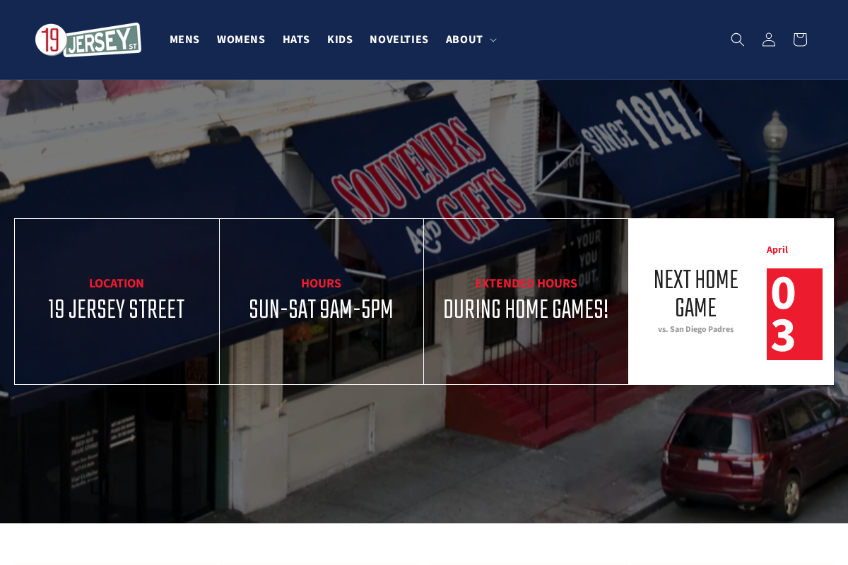 19JerseyStreet homepage screenshot