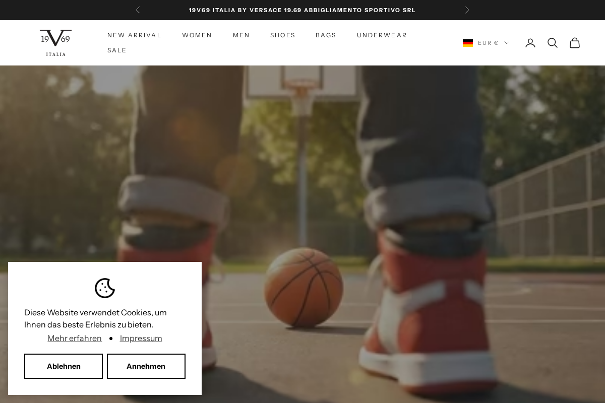 19v69-Italia homepage screenshot