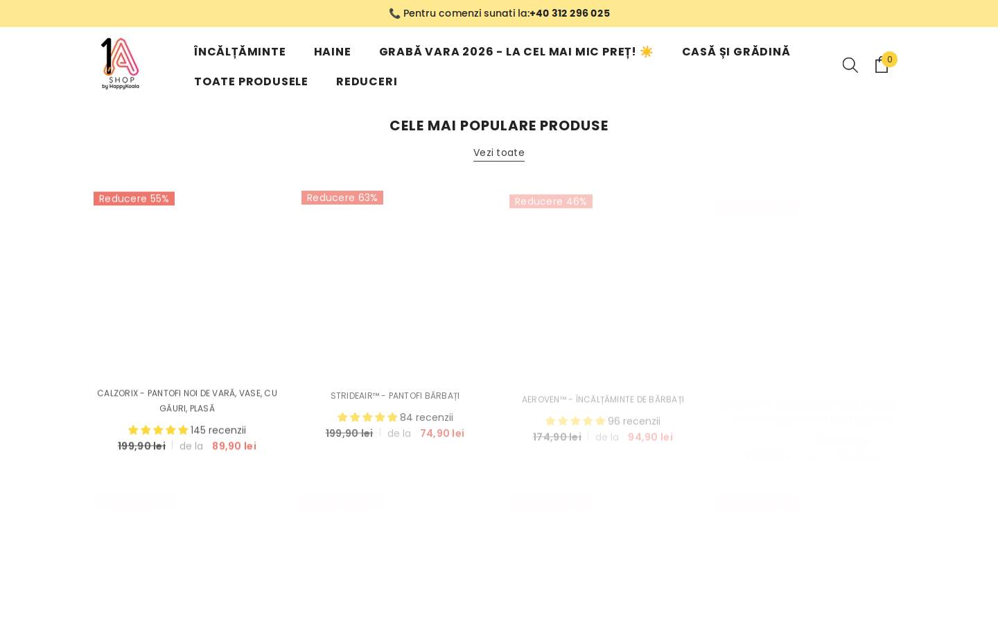 1ashop.ro homepage screenshot