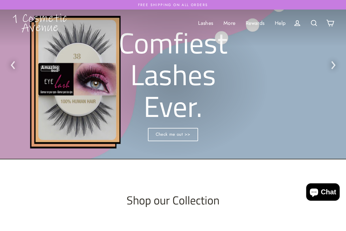 1cosmeticavenue.com.au homepage screenshot