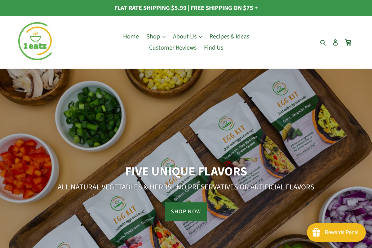 1Eatz homepage screenshot