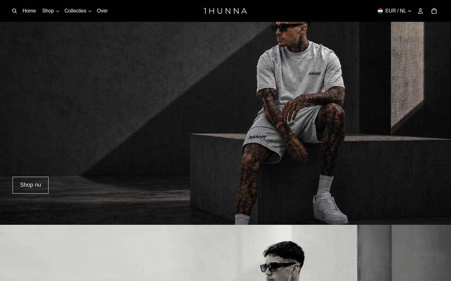 1hunna.com homepage screenshot
