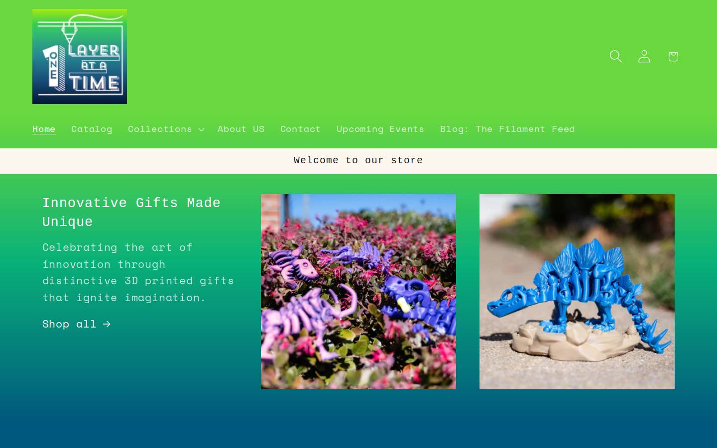 1layeratatime.com homepage screenshot