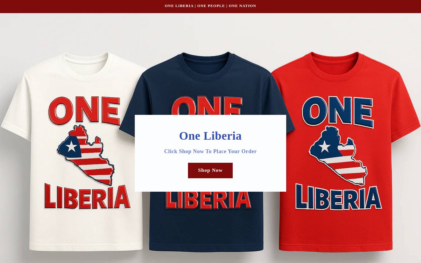 1liberia.com homepage screenshot