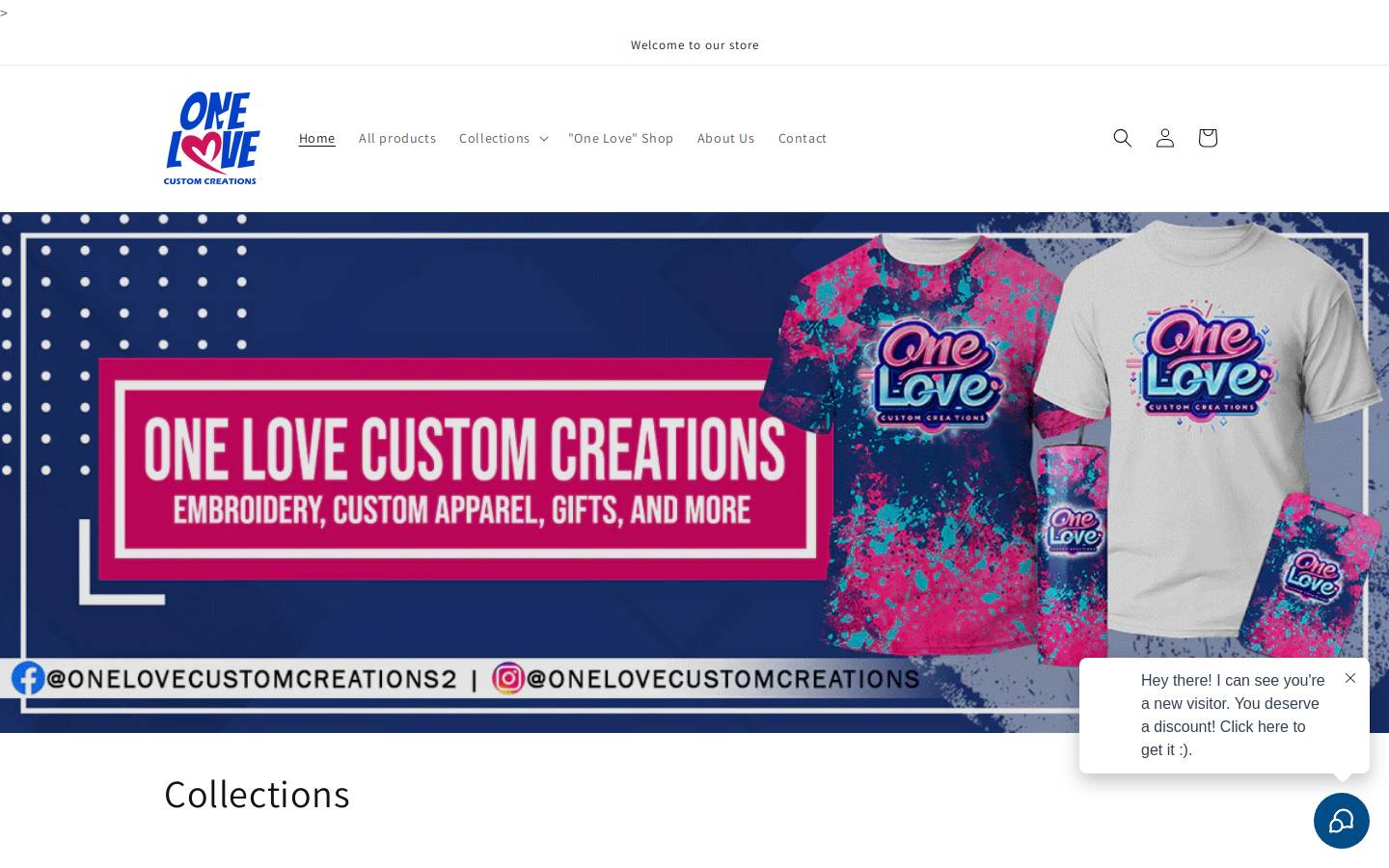 1luvcreations.com homepage screenshot
