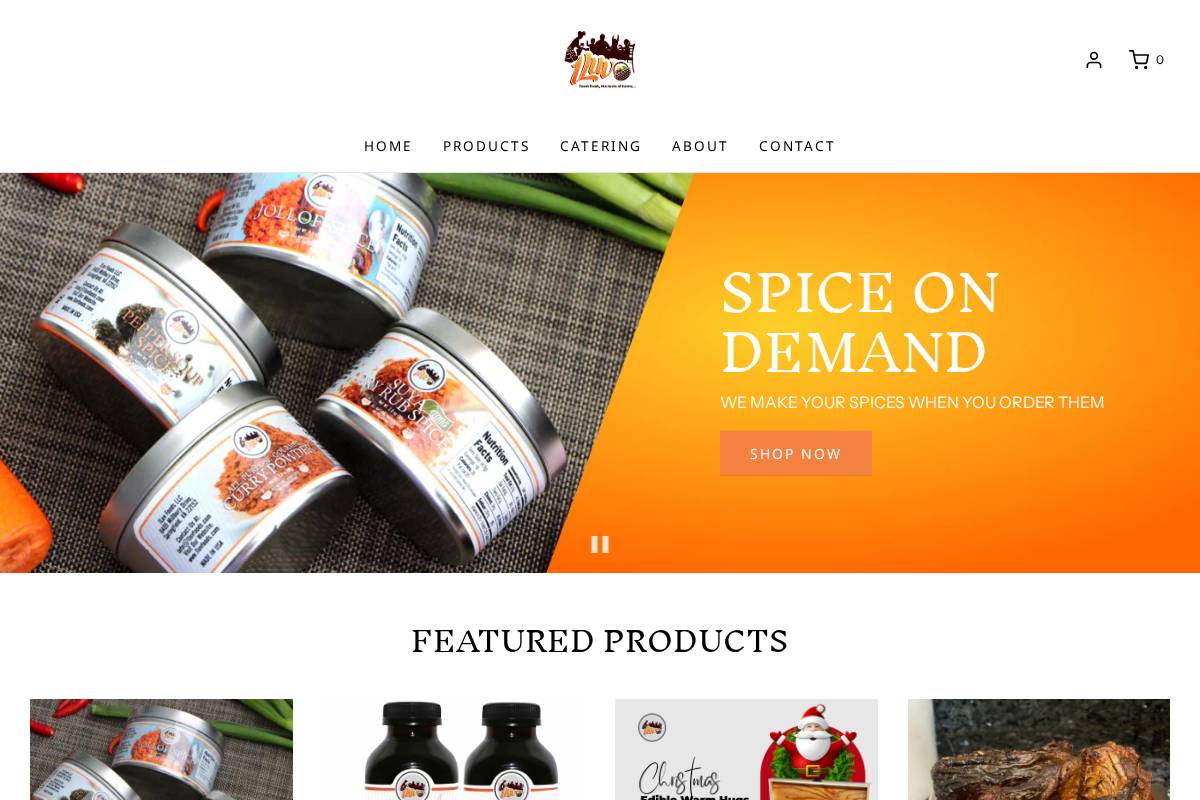 1luvfoods.com homepage screenshot