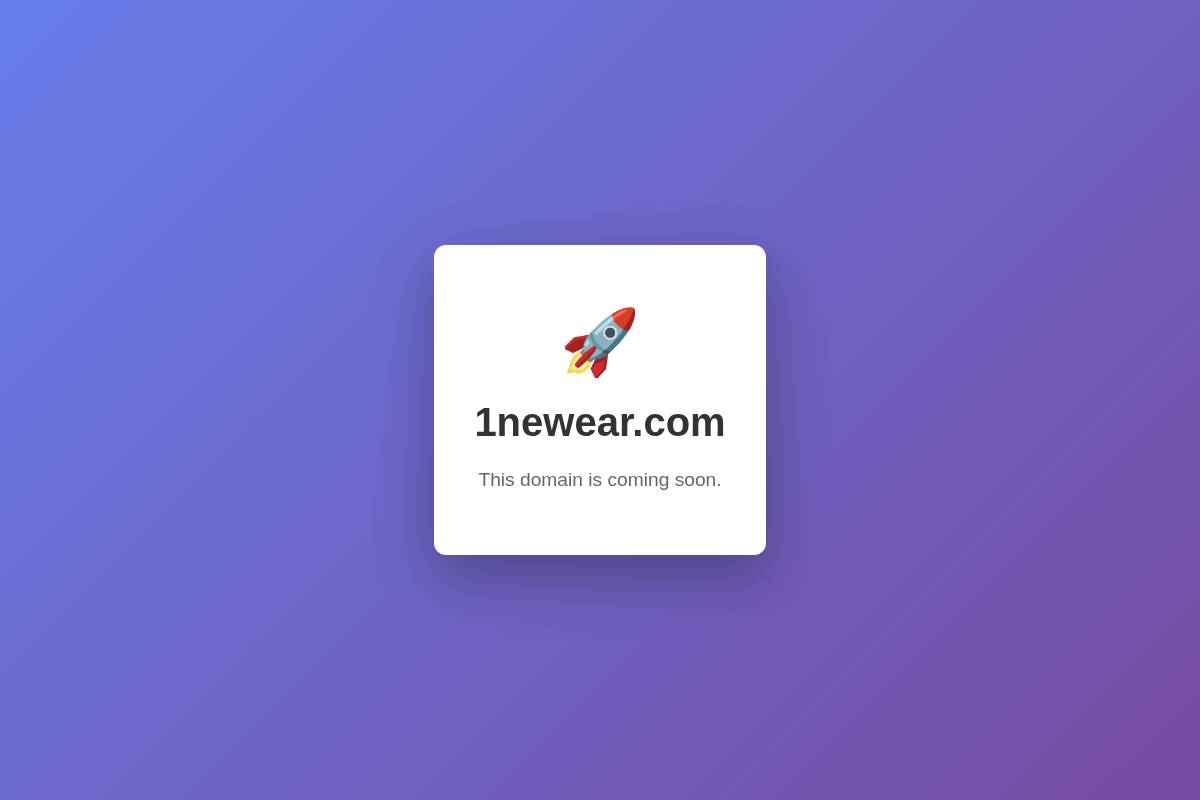 1newear.com homepage screenshot