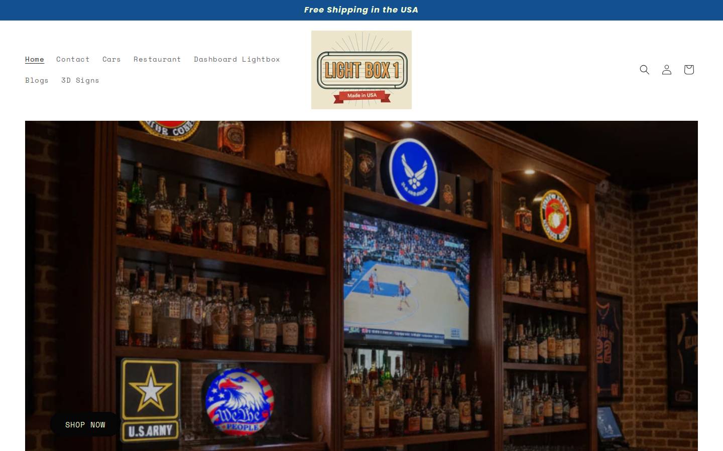 1nightlight.com homepage screenshot