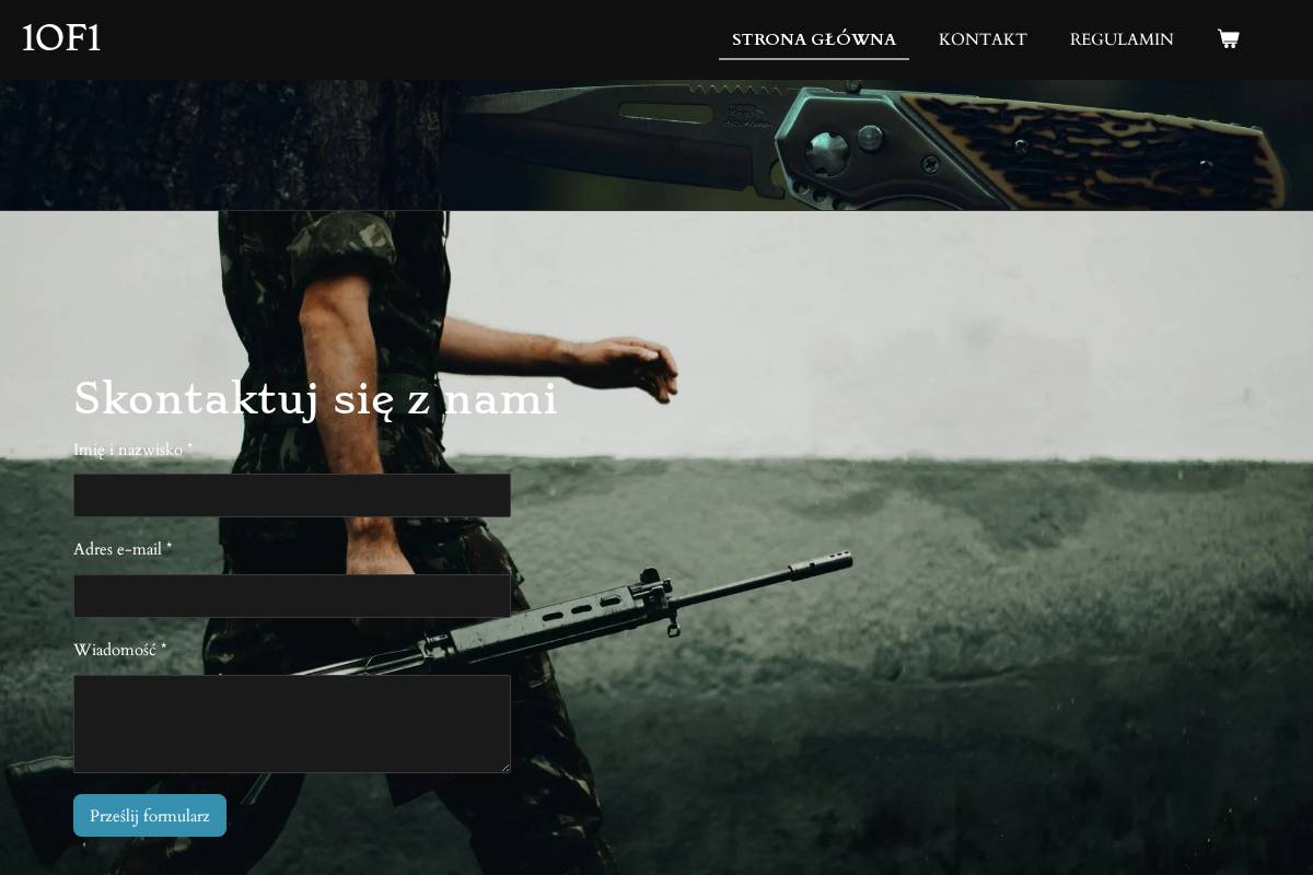 1of1.store homepage screenshot