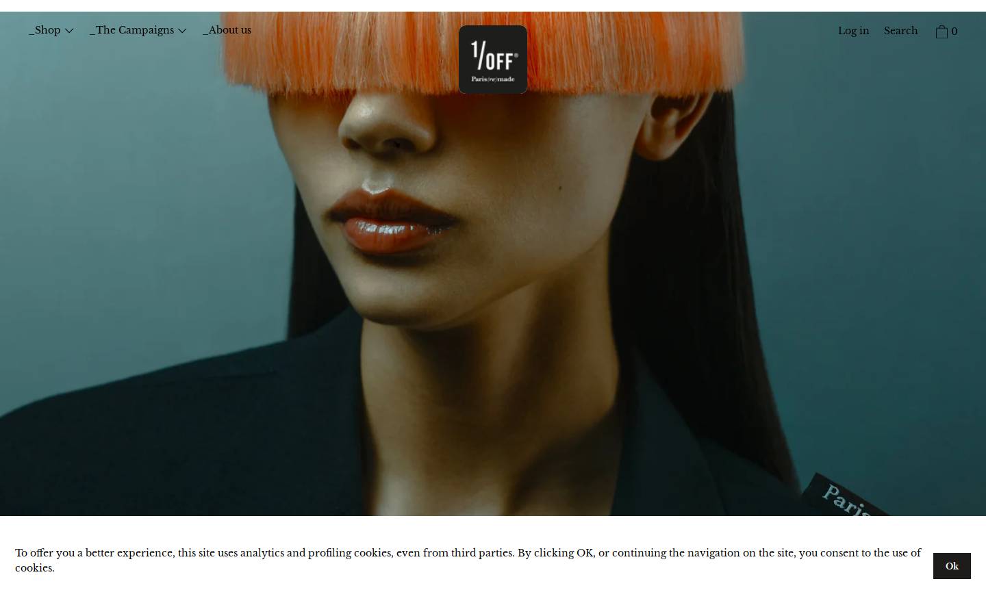 1offparis.com homepage screenshot