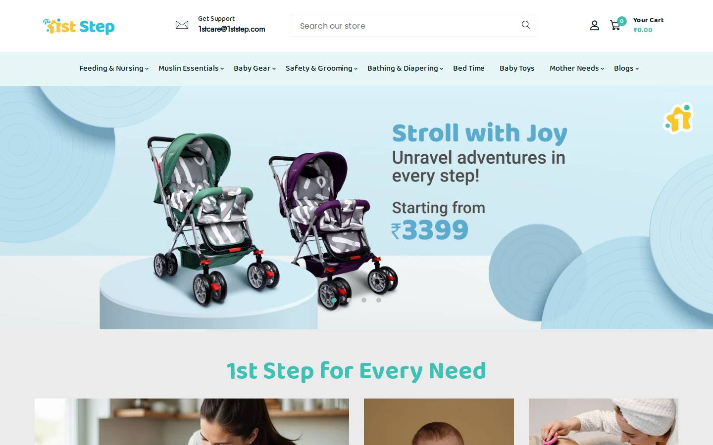 1ststep.com homepage screenshot