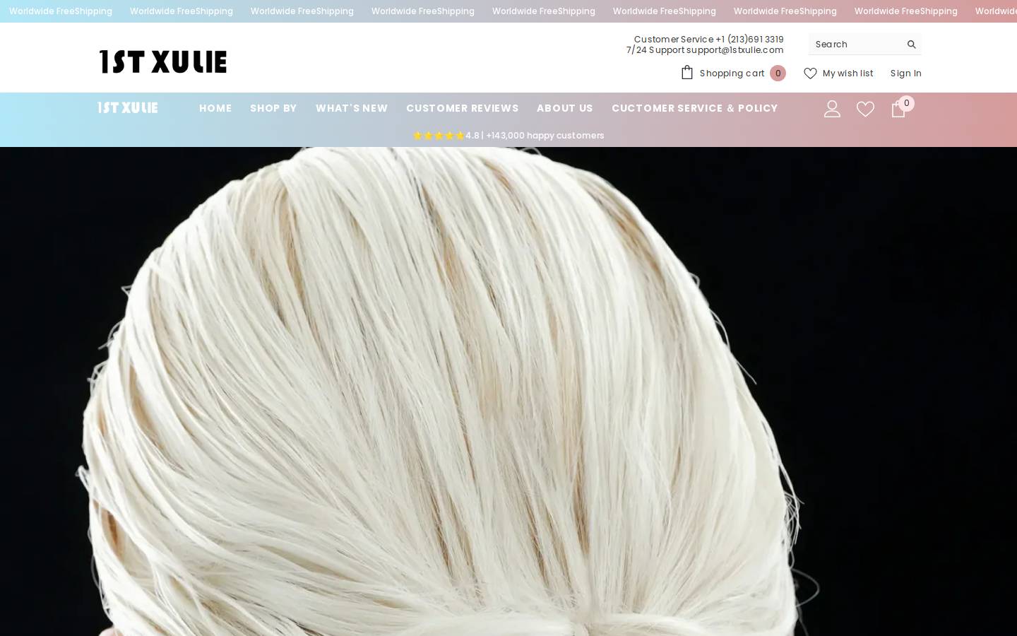 1stxuliejewelry.com homepage screenshot