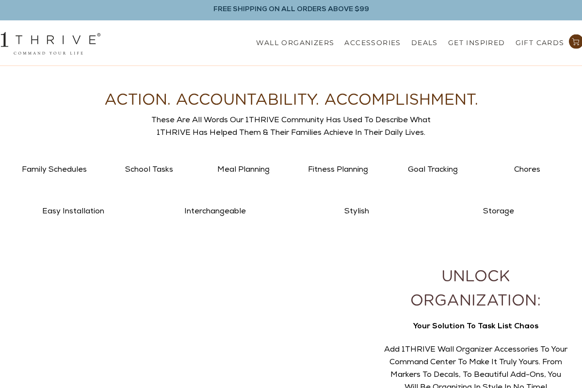 1THRIVE homepage screenshot