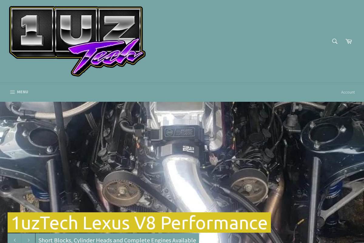 1uztech.com homepage screenshot