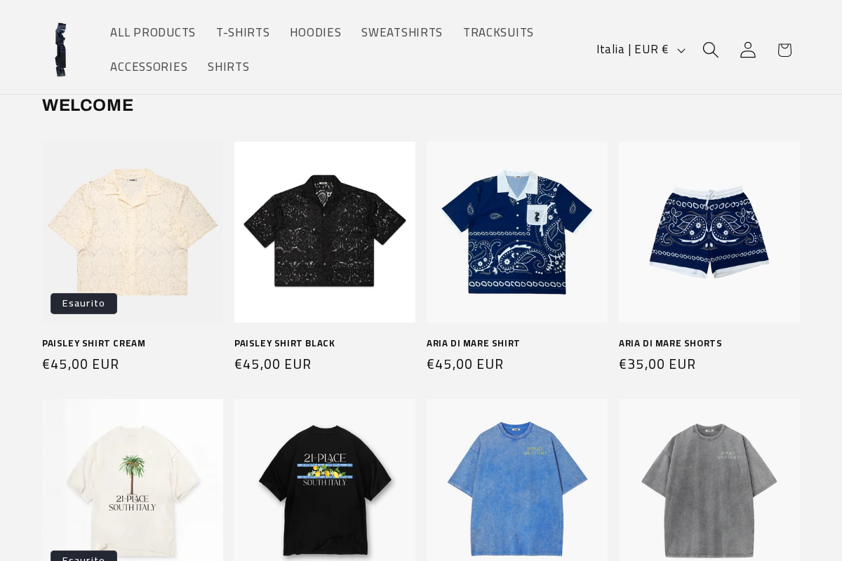 21-Place homepage screenshot