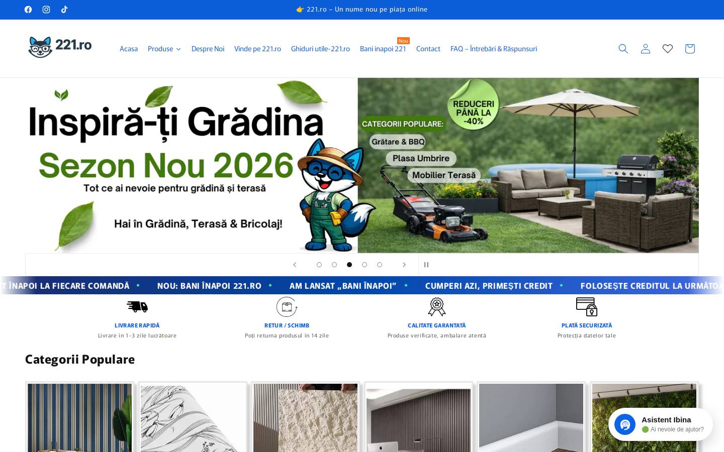 221 homepage screenshot