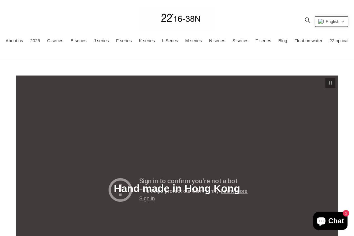 22deyewear.com homepage screenshot