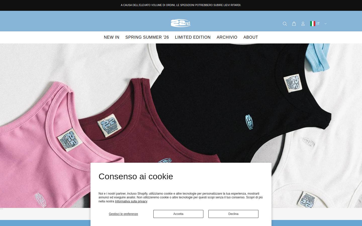 22ndworld.com homepage screenshot