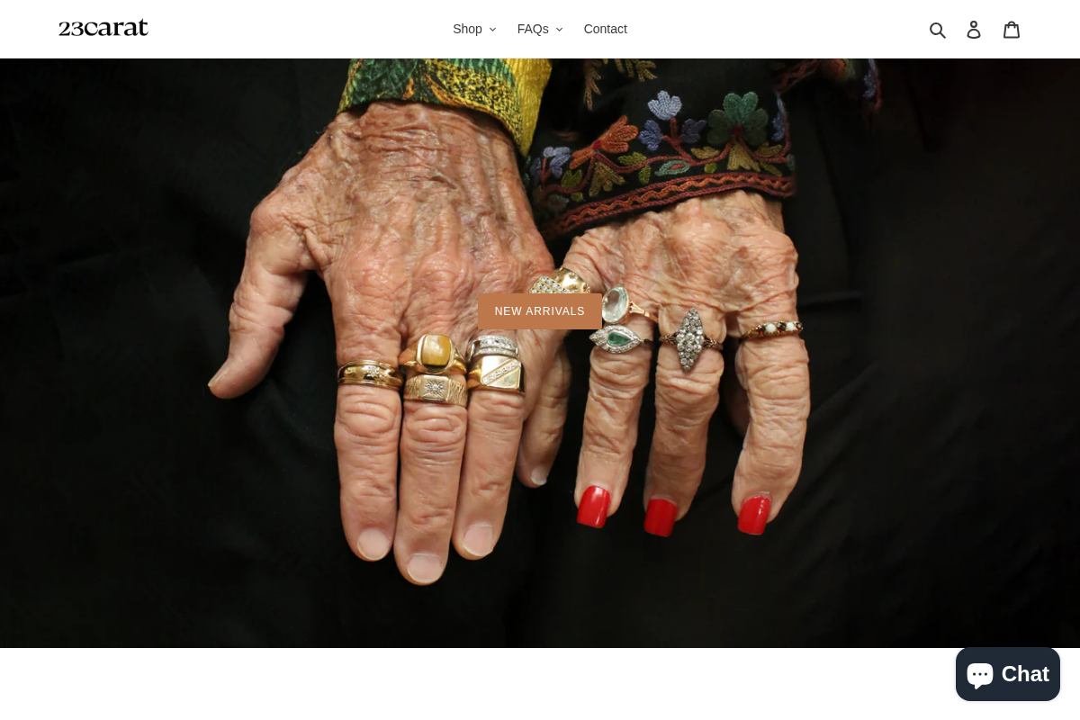 23carat.com homepage screenshot