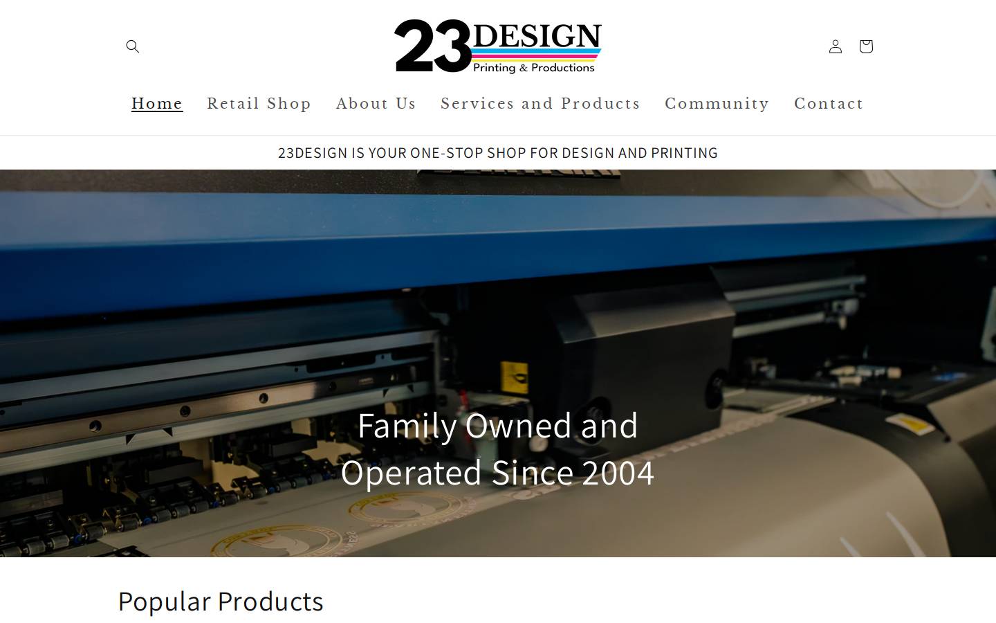23design.biz homepage screenshot