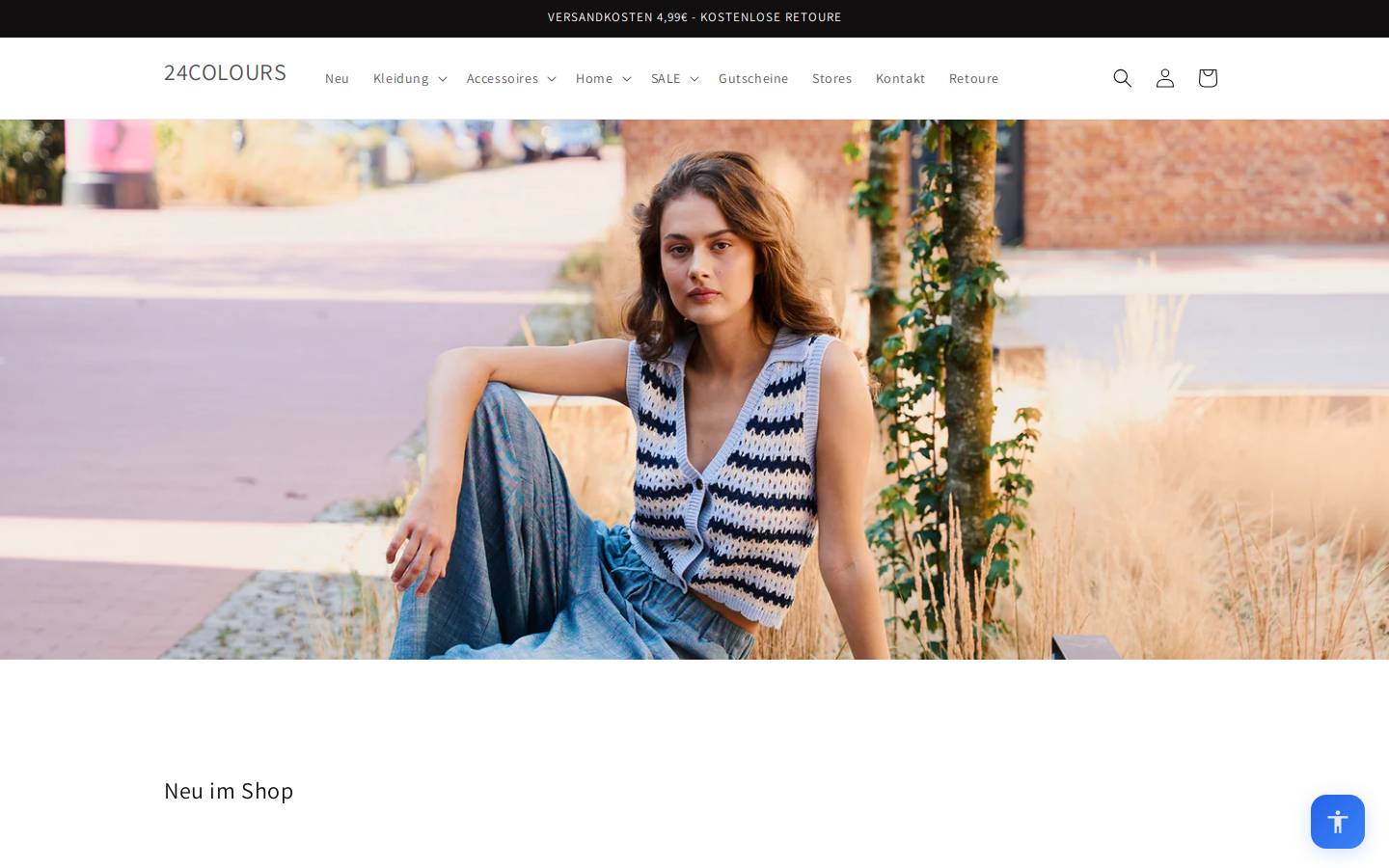 24colours homepage screenshot