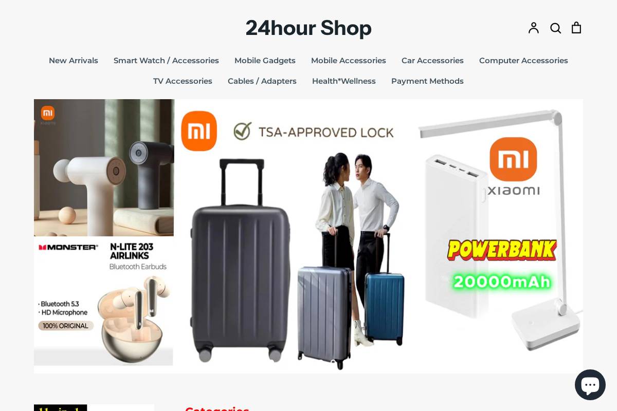 24hour.com.sg homepage screenshot