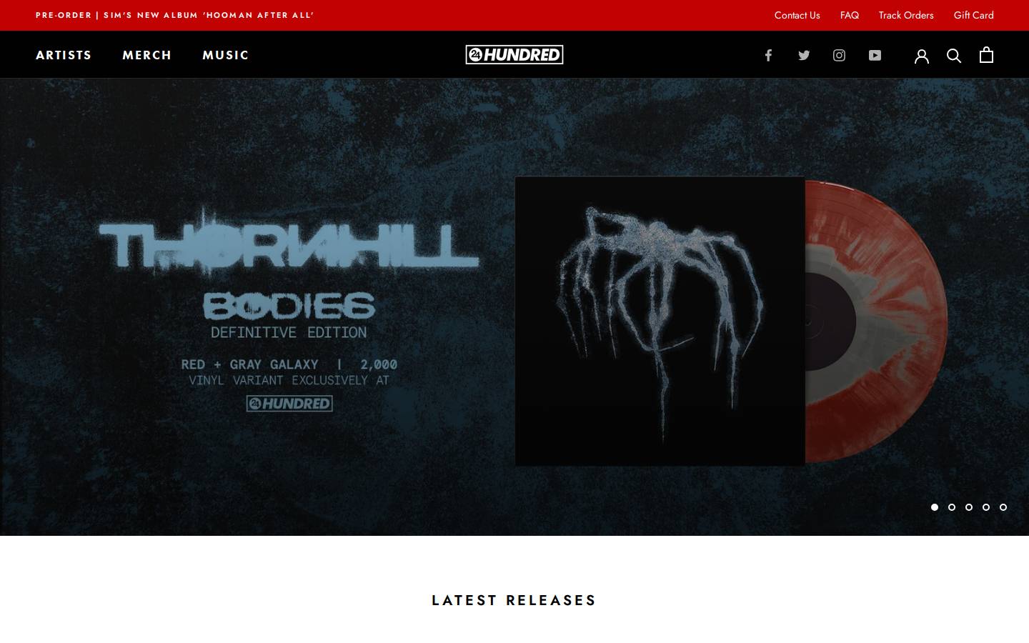 24Hundred homepage screenshot