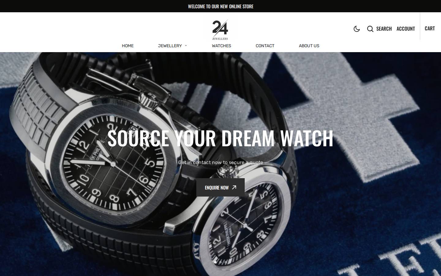 24jewellers.com homepage screenshot
