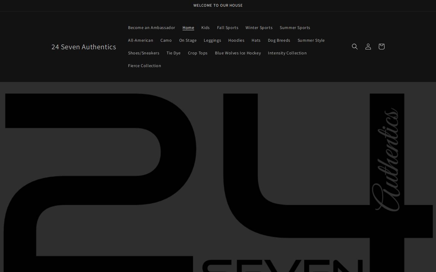 24sevenauthentics.com homepage screenshot