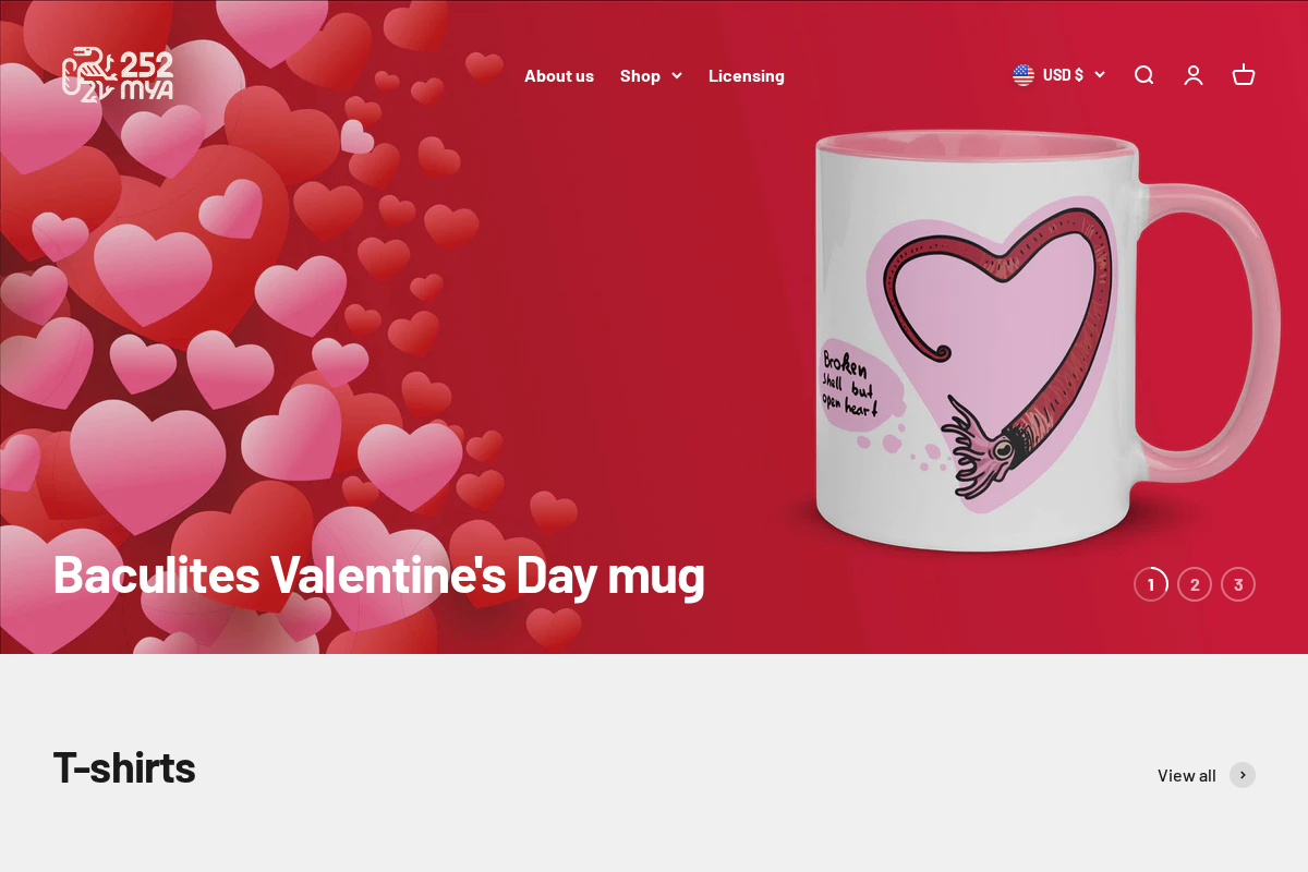 Studio 252MYA homepage screenshot